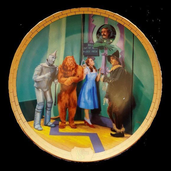 Wizard of Oz The Road To Oz Collector's Plate#4: Nobody's Ever Seen the Great Oz - Picture 4 of 5